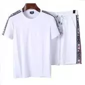 sport fendi short jogging ensemble tshirt et shorts ff side logo star